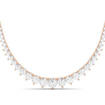 16 Carat Graduated Diamond Necklace 