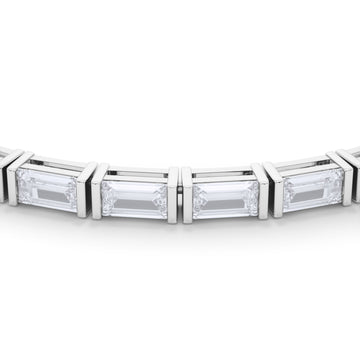 Horizontal Baguette Diamond Bracelet 
