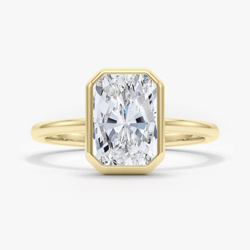 The Bezel Radiant Diamond Ring 