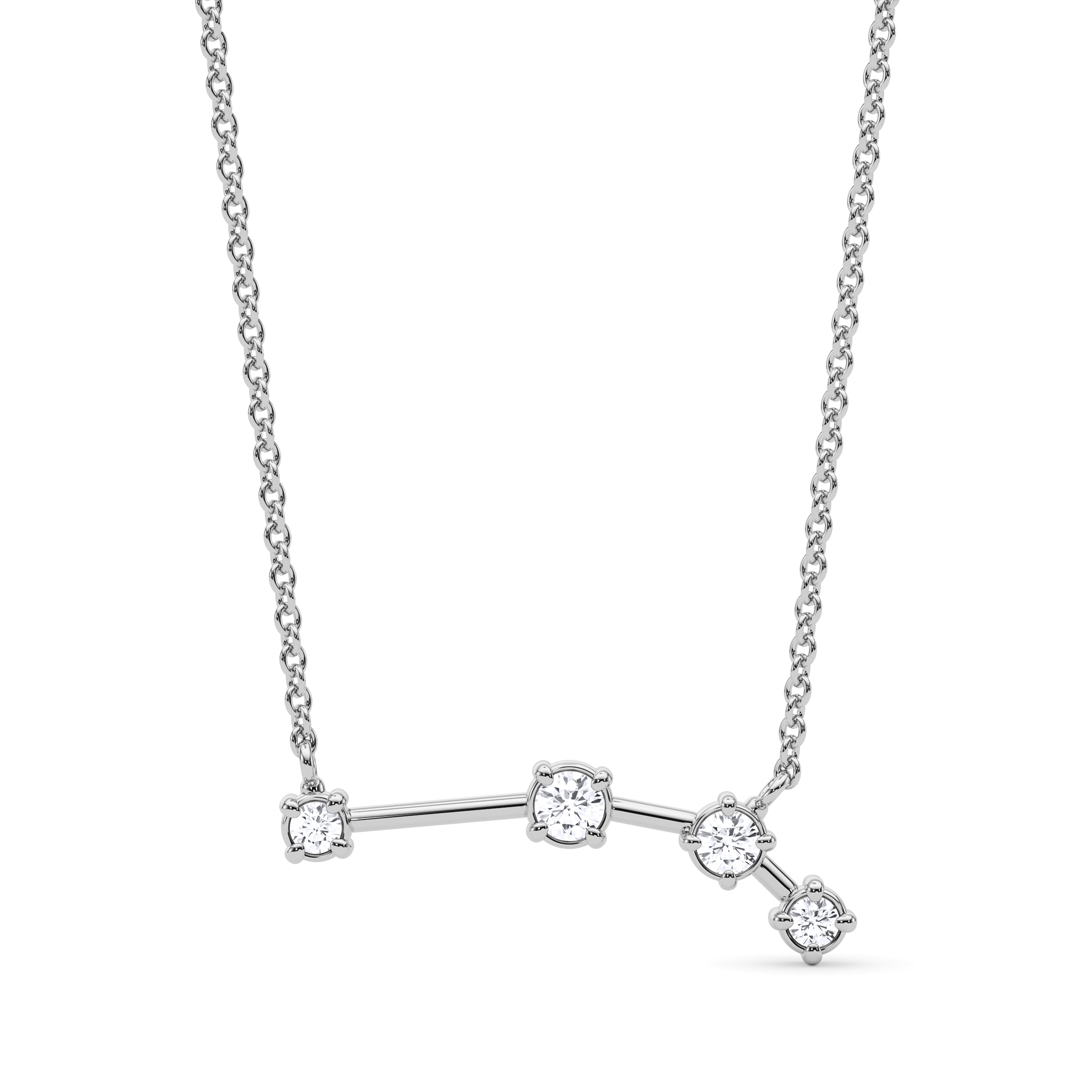 AGA Correa & Son since 1969 - Diamond Constellation Aries Necklace 1 -  Jewelry