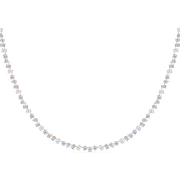 Mixed Shape Diamond Necklace