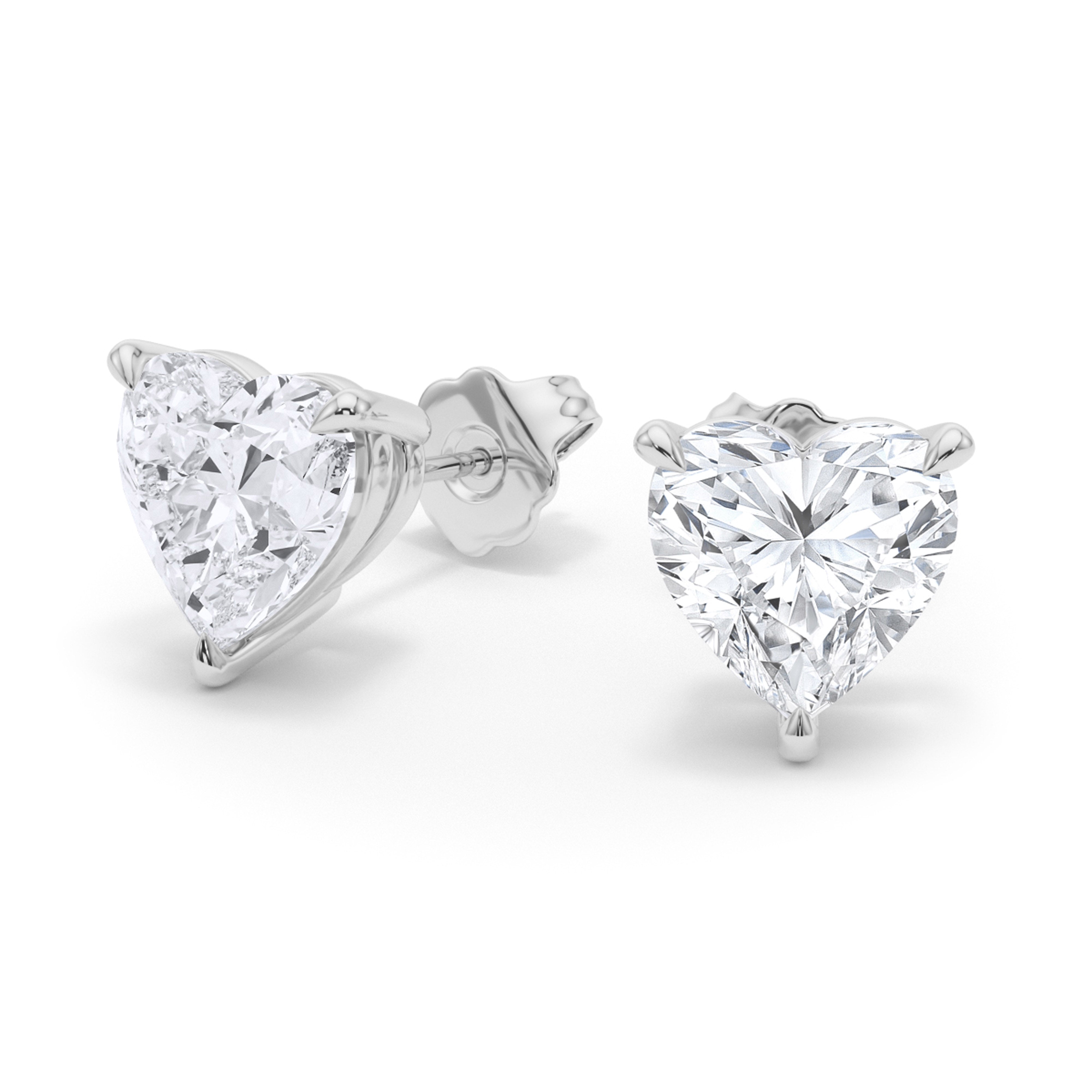 Details 193+ heart shaped solitaire earrings super hot