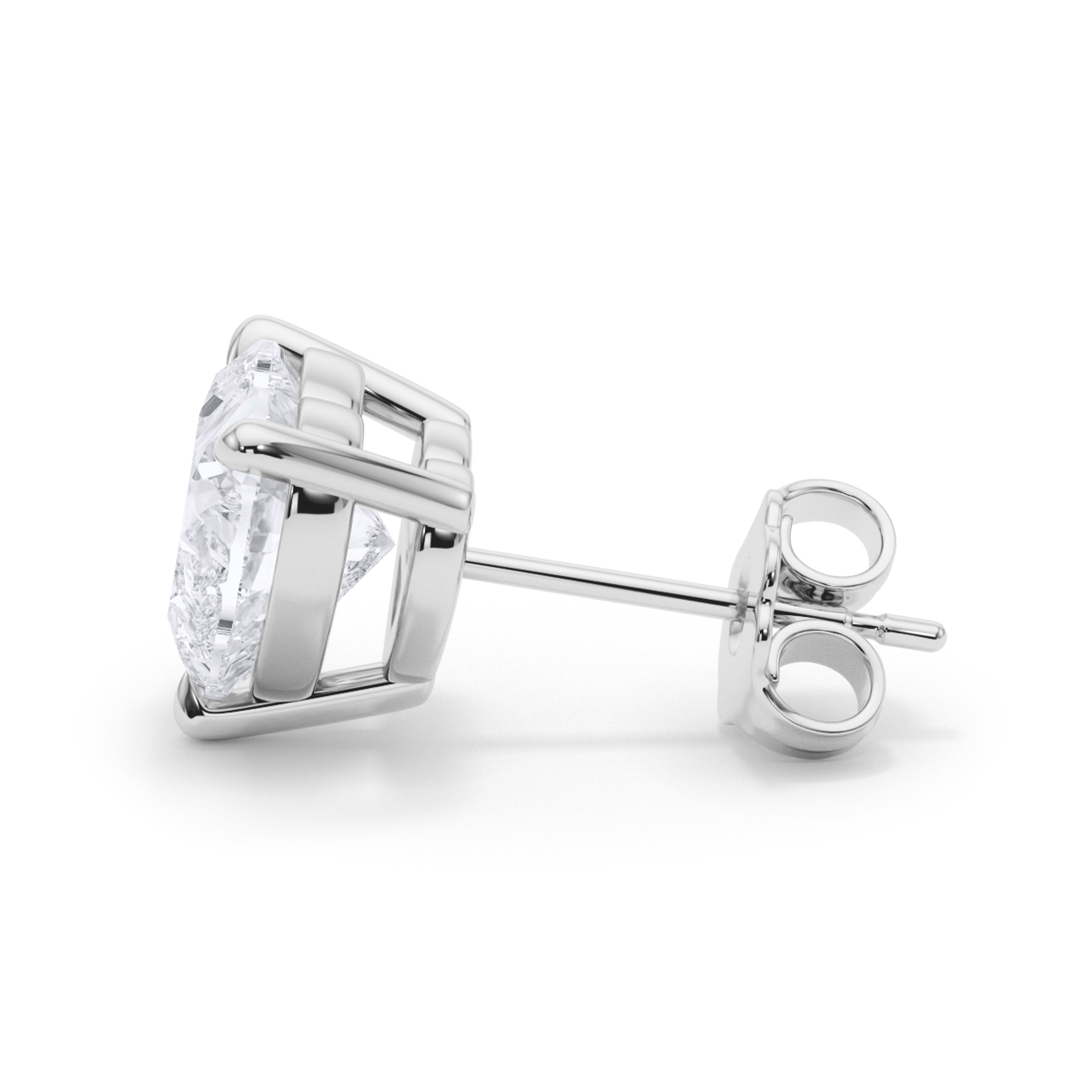 Pink diamond stud 2025 earrings sale