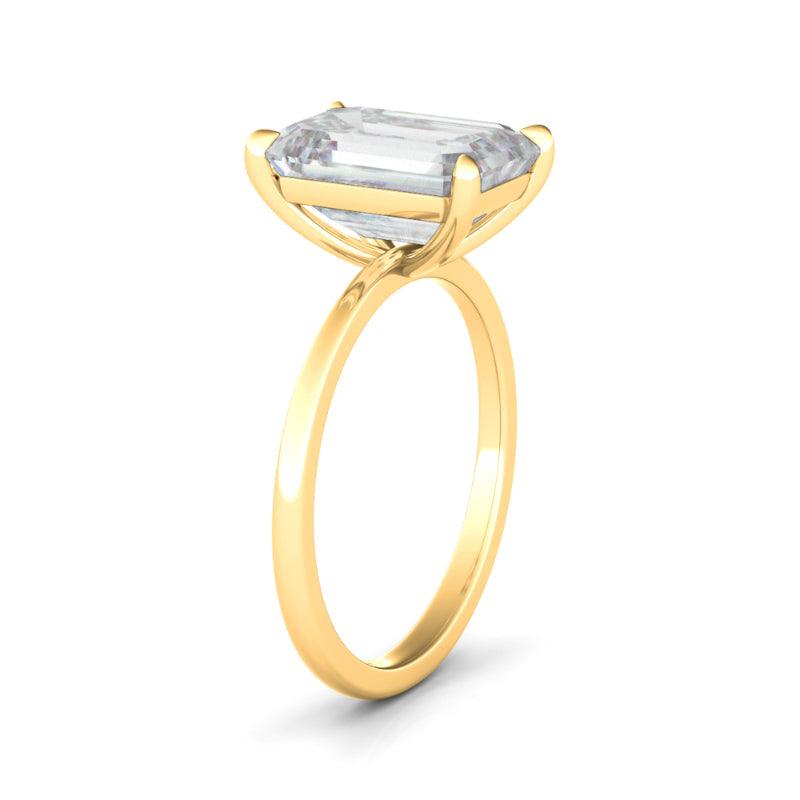 Emerald Cut Diamond Ring - HauteCarat