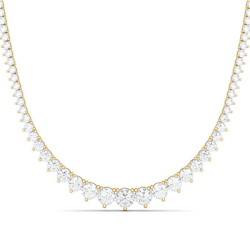8 Carat Graduated Diamond Necklace