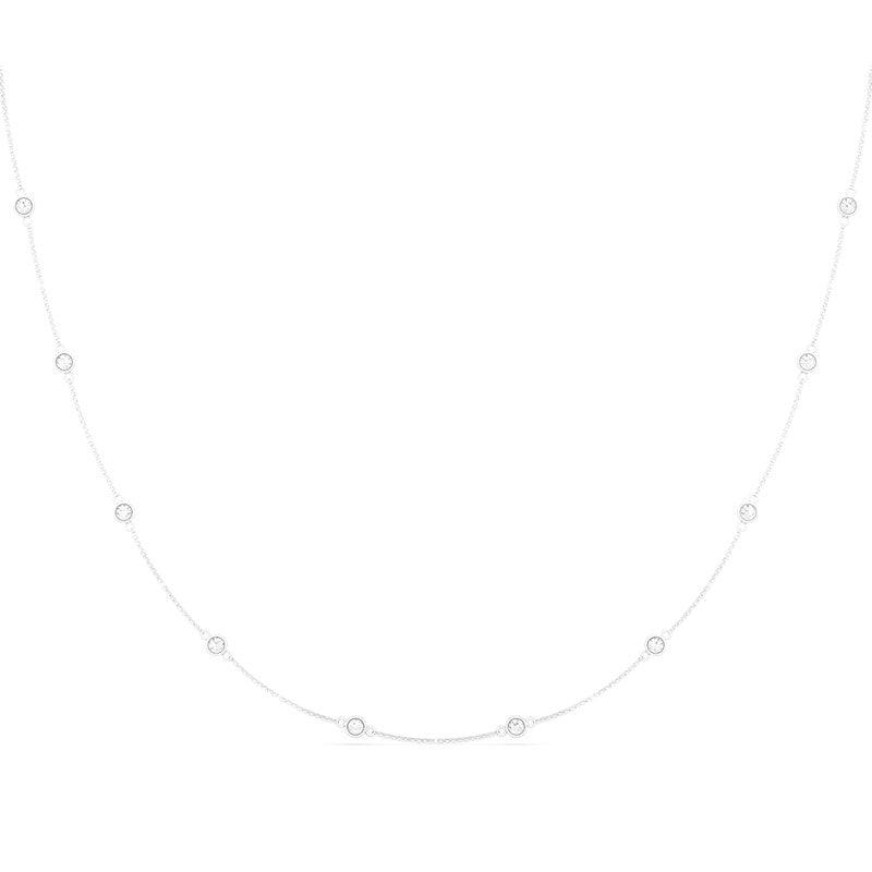 Distance Diamond Chain Necklace - HauteCarat