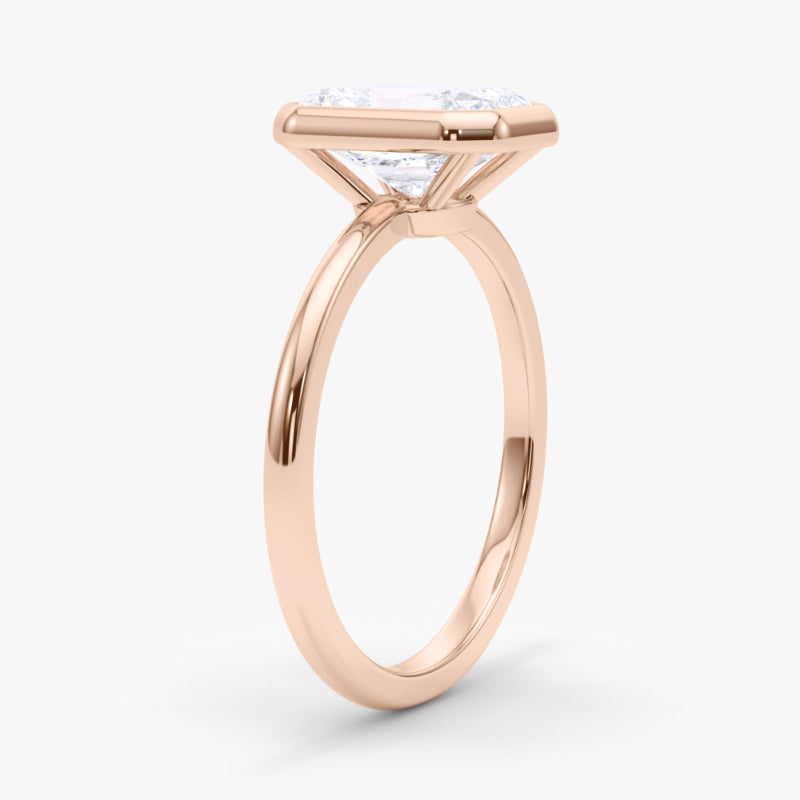 The Bezel Radiant Diamond Ring