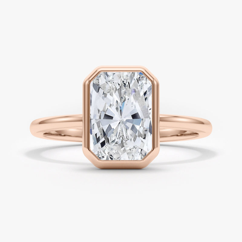 The Bezel Radiant Diamond Ring