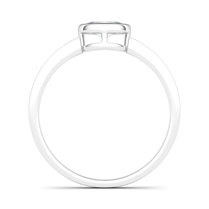 Oval Bezel Diamond Ring