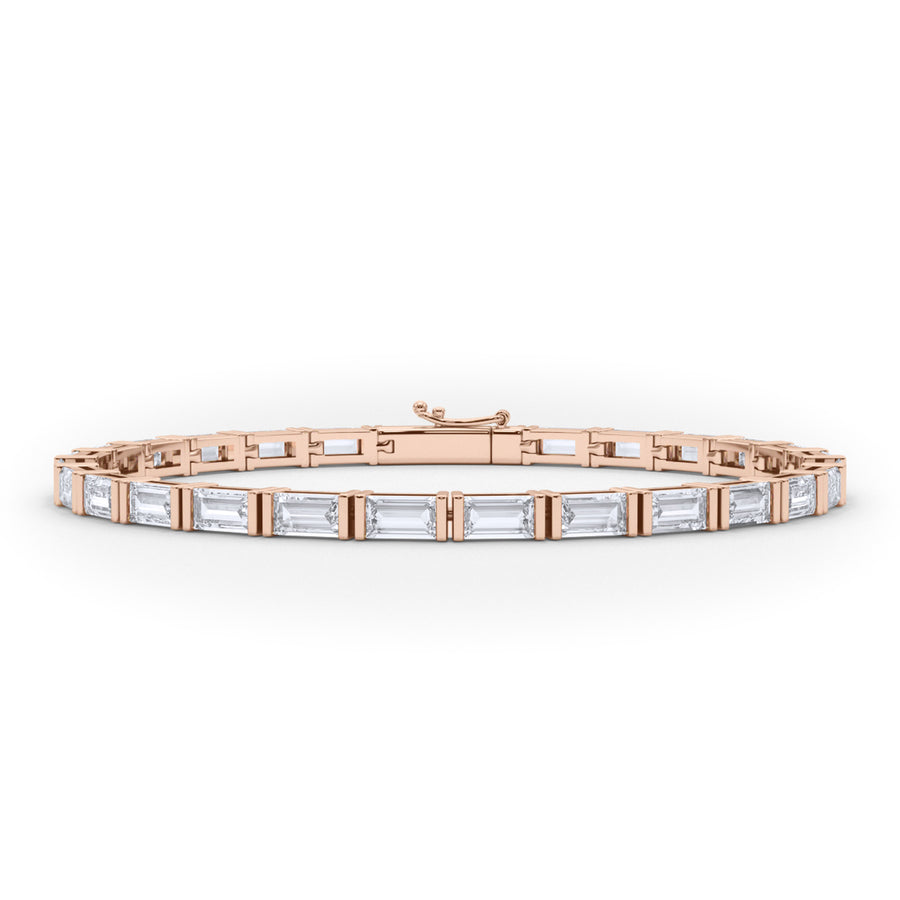 Horizontal Baguette Diamond Bracelet