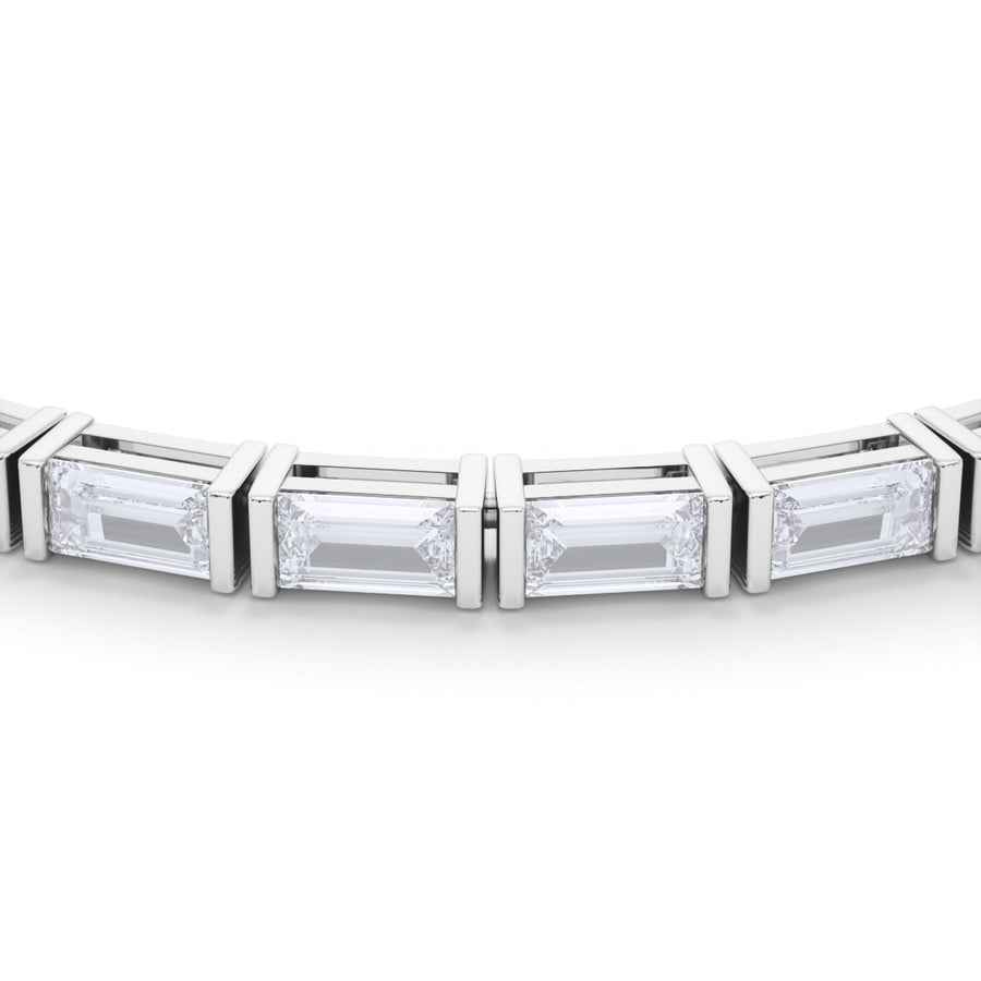 Horizontal Baguette Diamond Bracelet
