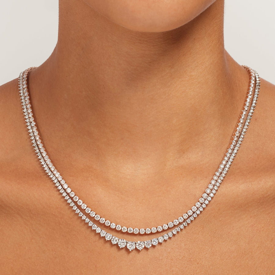 16 Carat Graduated Diamond Necklace